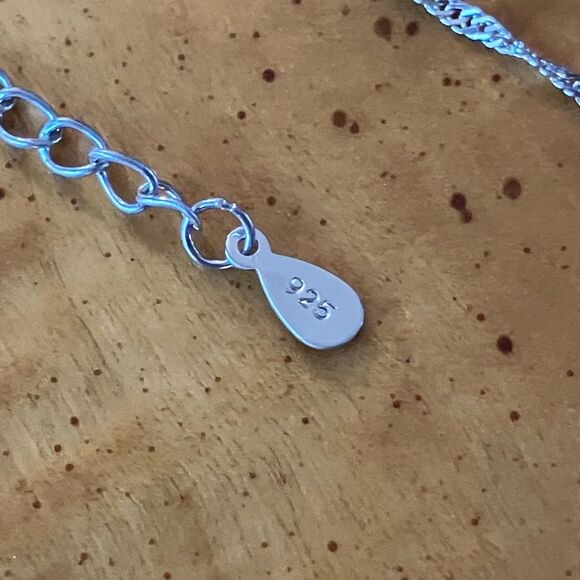 Ruby Zoisite Sterling Silver Necklace - Picture 5 of 8